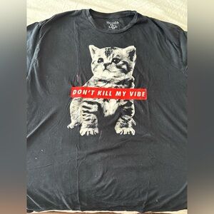 Black Cat Graphic T-Shirt